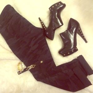 Express Stella Black Camo Ankle Jegging!